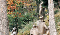 Giardino Sculture in Autunno